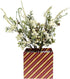 5 5) Tinsow Pcs Artificial Berry Stems for Flower Arrangement Christmas White Holly Berry with Eucalyptus Branches
