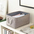 TheWarmHome Large Storage Bins - Fabric Storage Cubes for Organizing Shelves, Closet, Nursery, Laundry