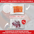 FORJAR Vacuum Sealer Bags Rolls, Airtight Food Storage and Sous Vide Cooking - Ideal for Home and Commercial Use
