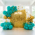 Teal Balloon Garland Kit with Gold Butterflies, Turquoise, Blue, Green, White & Gold Balloons for Party Decor