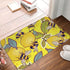 Welcome Doormat - Yellow Lemon and Bee Funny Entryway Rug, Non-Slip, Washable Outdoor Mat for Kitchen, Bathroom