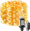 Lighting EVER 66 ft Fairy Lights with Switch, 200 LED Warm White Copper Wire, Waterproof Indoor Outdoor