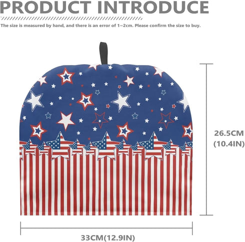 Patriotic American Flag Tea Pot Cozy, Insulated Teapot Cozies for Home Kitchen Tea Party Decorative for July 4th
