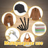 20 Pcs Black Single Prong Wrought Iron Hooks with Screws, Decorative Colonial Wall Hooks for Keys, Hats, Clothes, Towels