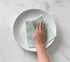 8 Count Martha Stewart Swedish Kitchen Absorbent Sponge Dish Cloths, Polka Dots