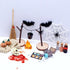 BinaryABC Decorations,26Pcs Halloween Dollhouse Miniature Garden Accessories,Halloween Mini Fairy Garden