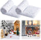 2 Pieces Christmas Glittered Snow Blanket, Artificial Snow Decoration for Village Displays, Christmas Tree, 39.37 x