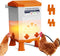Gribouillage Heated Chicken Waterer, Thermostatically Controlled Poultry Water Heater for Winter, 4 Horizontal