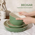 8PCS Set, Set, Set BECIGAR Ceramic Cookware,Nonstick Ceramic Pan, Removable Handle Pots and Pans Stackable Nonstick Pan