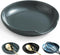 LYEOBOH 5 Inch Ceramic Spoon Rest for Stove Top, Kitchen Cooking Spoon Holder, Cute Gray Coffee Accessories