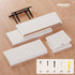 Set 3, RICHER HOUSE White Floating Shelves of Modern Bathroom Shelves Wall Mounted Shelves for Wall Decor, Over Toilet