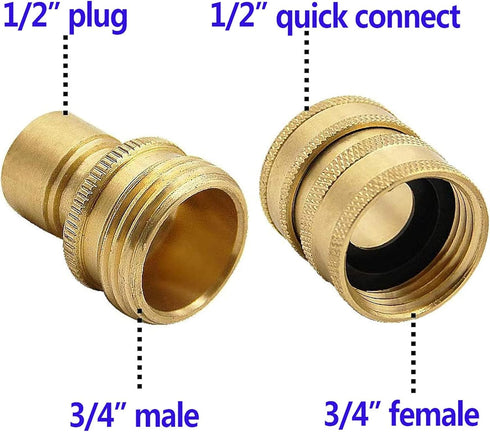 Xiny Tool Pressure Washer Adapter Set, Quick Disconnect Kit with M22 Metric Male Thread, 8 Pack
