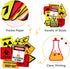 WERNNSAI Science Party Decorations - 9PCS Mad Scientist at Work Home Wall Decor Signs for Birthday Party