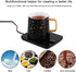 Misby Coffee Mug Warmer with Auto Shut Off, Gravity-Induction for Desk Use, Perfect Gift for Coffee Lovers (Black)