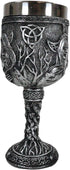 Ebros Celestial Celtic Triple Goddess Maiden Mother Crone Wine Goblet Chalice Figurine - Wiccan Decor