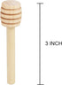 Wooden Honey Mixing Stirrer, 3Pcs Mini Honey Dipper Sticks, Honey Spoon