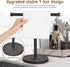 Hand Towel Stand with Wood Base, Industrial Pipe Heavy Duty Countertop Towel Holder for Bathroom and Kitchen