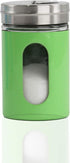 Salt Pepper Shaker Retro Single Spice Jar Glass - Green