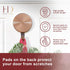 Haute Decor Attract Magnetic Wreath Hanger (Copper) - Set of 2 Magnets for Metal Doors/Surfaces, Holds 10 lbs.