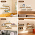 sothfubo Storage,17 Inch Set 4,Wall 17 inch) Nursery Book Shelves,Kids Bookshelf and Toy Metal Floating Shelves