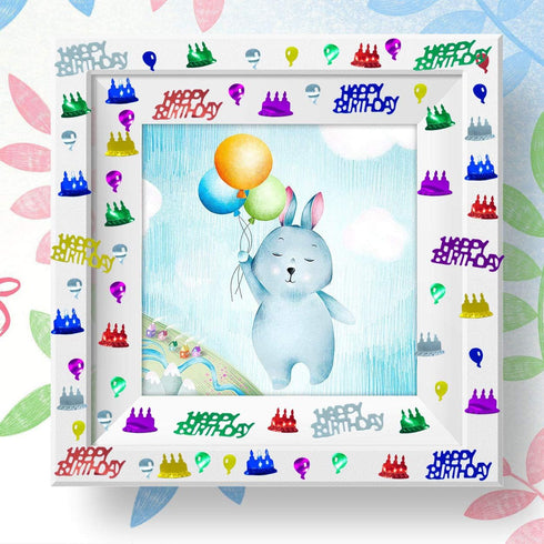 Happy Birthday Confetti Sprinkles, Table Scatters for Birthday Party Decoration, Metallic Foil Confetti, 1.5 Ounce