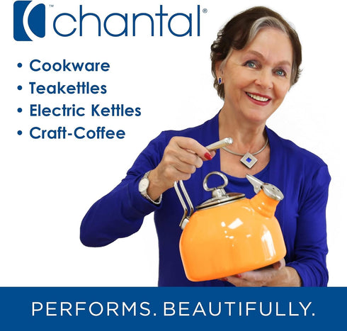 Chantal Spaghetti Fork Utensil, 13 inch, Polished Stainless Steel Pasta Fork