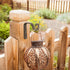 APBFH 2Pcs 5in Decorative Outdoor Iron Wall Hooks for Hanging Lantern Jar Sconce Solar Light Small Planter Bird House