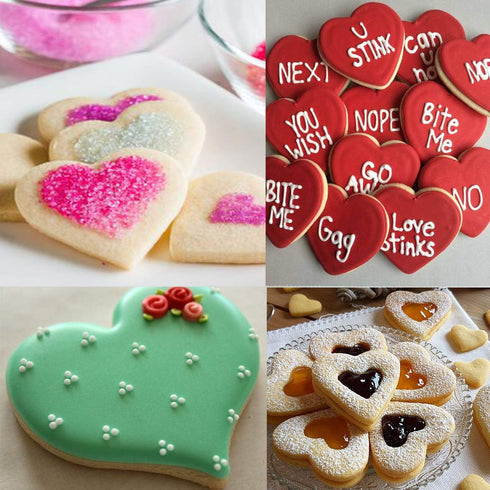 Mickey Love Heart Cookie Cutter, Set of 5, Pack of 2