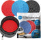 Reusable Air Fryer Liners 3 Pack - 8" Round Silicone Liners for 5-7QT Fryers, Easy to Clean Non-Stick Parchment Paper