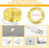 3 16 50 Macarrie Pcs Warm White Fairy Lights USB Powered ft LED String Lights Plug in for Indoor Outdoor Bedroom DIY