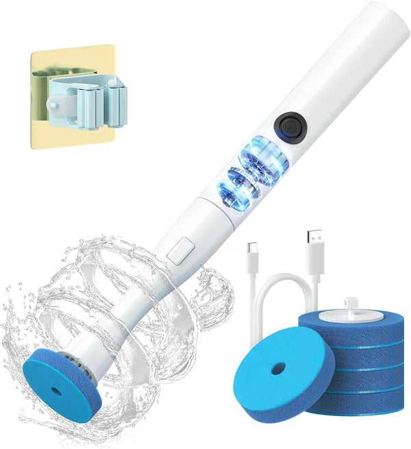 AIR U+ Hands-Free Electric Toilet Brush for Seniors & Busy Households -