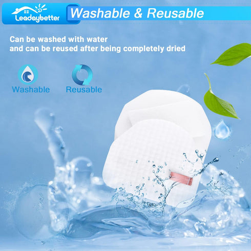 Leadaybetter Filter Replacement for Shark Navigator NV100 NV105 NV106 UV300 NV450, 4 Pack Foam & Felt Filters