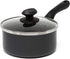Ecolution Artistry Nonstick Sauce Pan, 2-Quart, Black, Easy to Clean, Dishwasher Safe