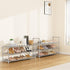 6 24-30 Closet, LANTEFUL Tier Shoe Rack Storage for Pairs Shoe and Boot, Shoe Organizer with Hook and Side Pocket Free