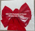 Rocky Mountain Goods 20-Inch Red Bow - Christmas Wreath Bow, Waterproof Velvet, Indoor/Outdoor Use, 3 Pack