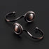 CHICTIE Bronze Shower Curtain Hooks Rings, Oil Rubbed Decorative Shower Curtain Hooks, Set of 12 (Oil-Rubbed Bronze)