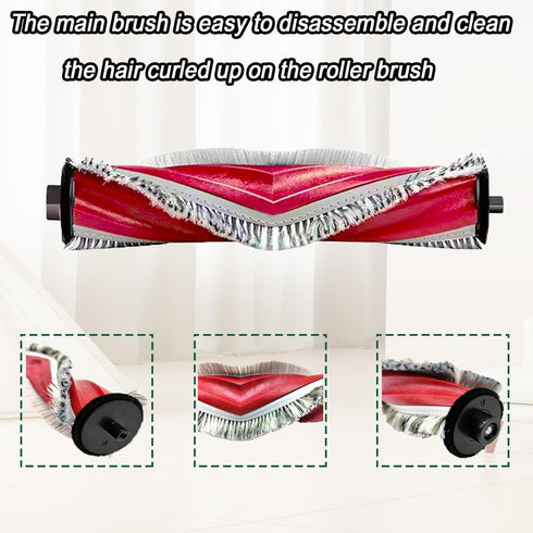 Replacement Part for Yeedi C12 Pro Plus Robot Vacuum, C12 Pro Plus Accessories Kit 20 Pcs, 1 Main Roller, 4 Filters, 6