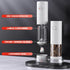 Set Electric Salt and Pepper Grinder Automatic Battery Pepper Mill Shakers Kitchen Gadgets Adjustable Coarseness
