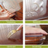16 44 Inch, 2mm OstepDecor Clear Table Protector x Thick Plastic Table Cover, Waterproof PVC Clear Table Cover