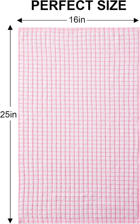 6 Pack 16 25 Inches Kitinjoy Cotton Terry Kitchen Towels, x Super Soft and Absorbent Dish Towels, Quick Drying Hand
