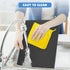Tempered Glass Cutting Board, Black Glass Board for Kitchen Countertop, Heat Resistant with Non-Slip Feet