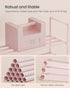 3-Tier 16-20 11.8 36.2 21.7 Inches, ULSA303S01 SONGMICS Shoe Rack, Shoe Organizer, Metal Storage Shelf, Upright