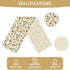 13 72 Inch Mushroom Floral Table Runner Seasonal Spring Kitchen Dining Linen Table Decoration for Indoor Outdoor Home
