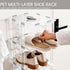 8 Closet KALYLOC Shoe Rack - Plastic Vertical Shoe Organizer, Tier Space Saver for Entryway