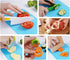 Kids Knives Set for Real Cooking - Toddler Knife Set with Cutting Board, Kids Safe Knife, Peeler, Plastic Potato Slicers, Fruit Cutters and Fork Picks for Kitchen