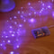 Light Purple Fairy Lights Battery Operated (Included), 8 Modes & Auto Timer,