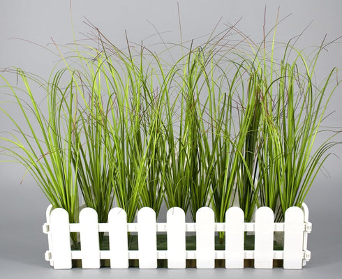16 Artificial Plants Fake Wheat Grass Tall Shrubs, Faux Greenery Plastic Leaves Plant Indoor Green Decoration Home