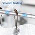 Titanker Set of 12 Rust-Resistant Metal Shower Curtain Hooks Rings for Bathroom Shower Rods