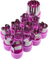 Vegetable Chopper - 12pc Mini Food Chopper with Flower, Animal, and Shape Fruit Cutter Pieces