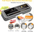 MegaWise Vacuum Sealer Machine, 80kPa Suction Power, Compact One-Touch Automatic Food Sealer with Bags Included